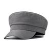 Beret Color Solid Hat Unisex Cotton Winter Knitted Flat Cap For Wear Outdoor