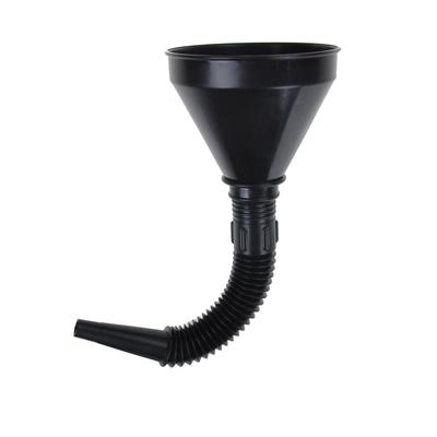 Black Flexible Car Motorcycle Funnel Spout Mesh Screen Strainer Gasoline