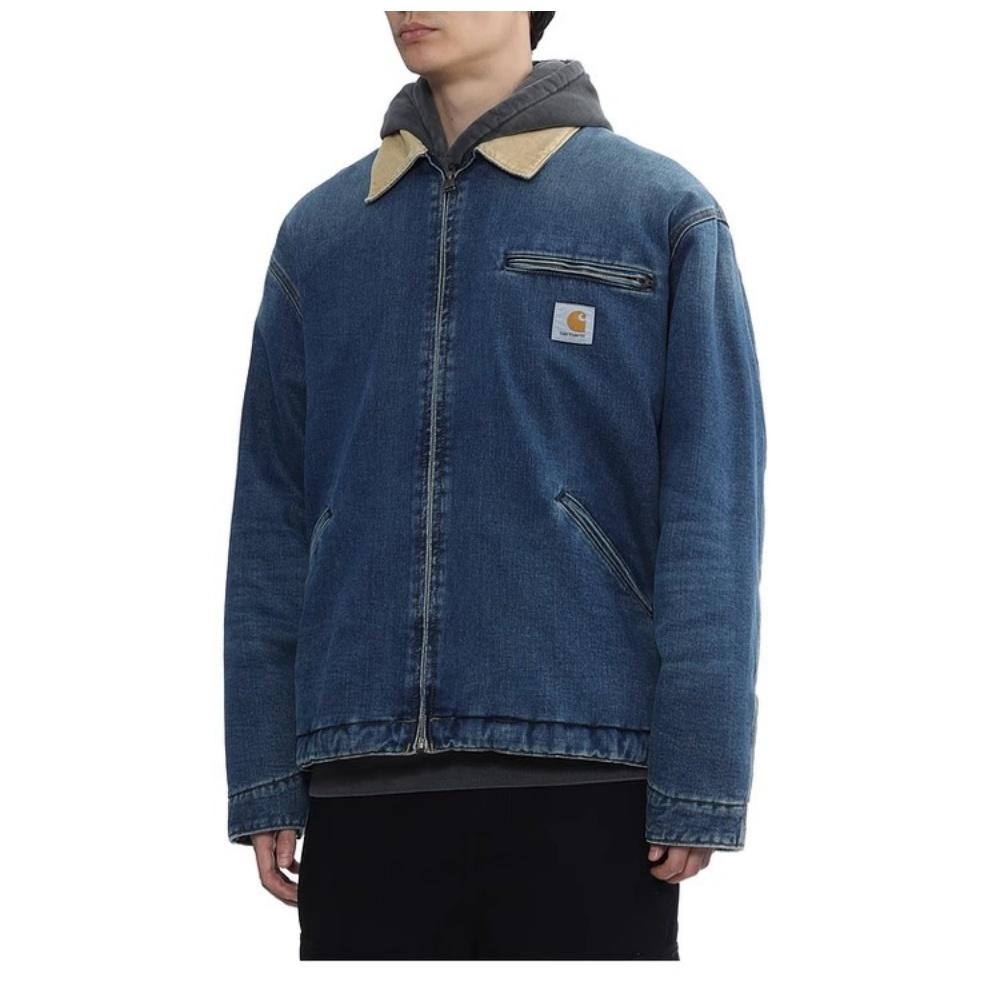 Carhartt WIP Classic Square Logo Oversized Detroit Loose Fit Jacket Men Jackets CHXJK035878AP-1