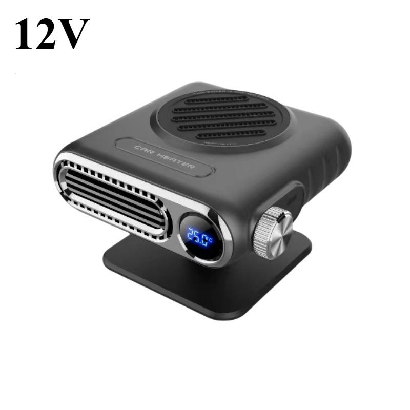 12V/24V Portable Car Heater 150W Digital Display 3-Speed Fast Heating Windshield Defrost And Defogger Accessories