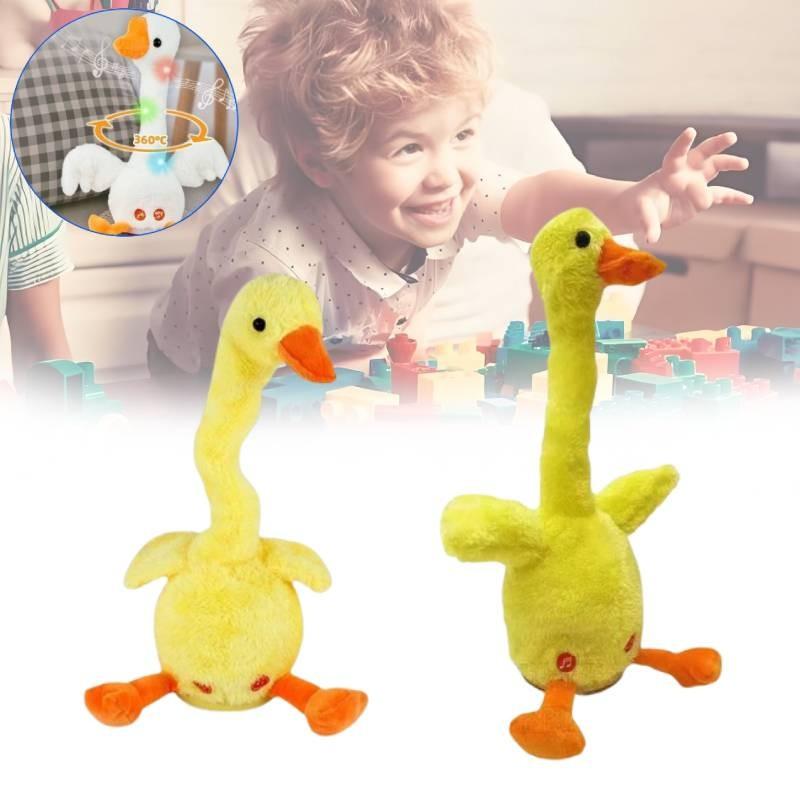 Adorable Talking Duck Plush Toy Funny Talking Neck Duck Gift For Christmas Celebration