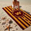 Redskins Football Club Design Microfiber Beach Towel, Lightweight And Quick-Dry, for Summer Travel, Beach Essential, Swimming Pool