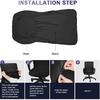 Tallew Office Chair Cover Stretchable Computer Universal Chair Seat Covers Removable Desk Chairs Slipcovers Washable Office Cushion Backrest for