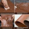 Double-Sided Leather Placemat Teacup Coasters Waterproof And Oil-Proof Table Mats Western Restaurant Heat-Insulating Mats