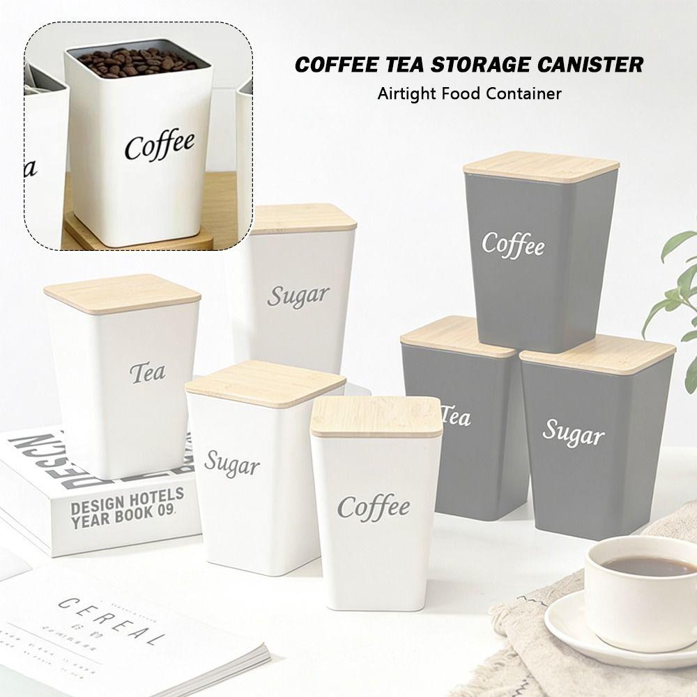 Tinplate Material Tea Tin Sealed Design Bamboo Cover Bamboo Covered Iron Box Irregular Shape Creative Shape