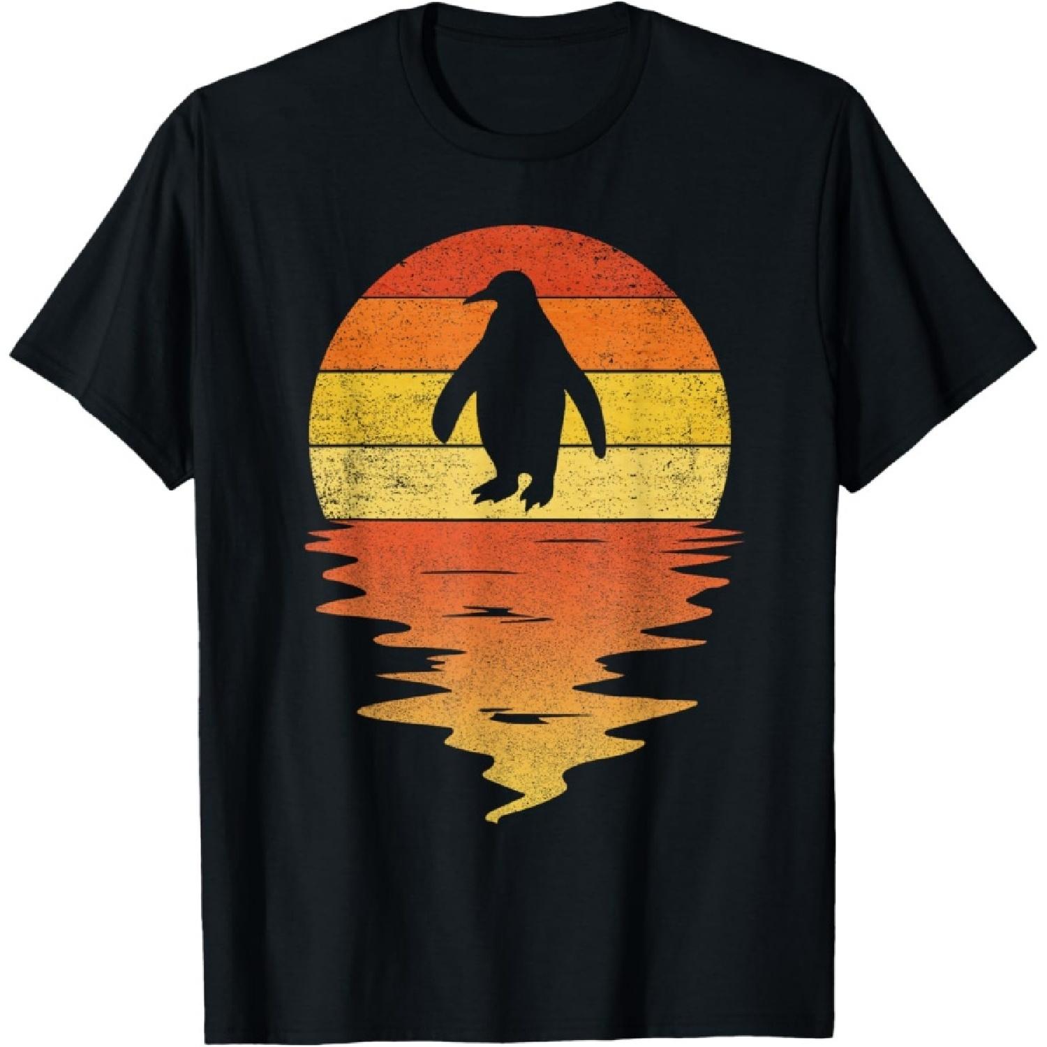 Penguin shirt retro sunset 70s vintage Penguin T-Shirt(1) S