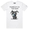 VOICEART Dog with a Diamond Funny Animal Graphic Premium T-Shirt
