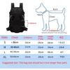 Pet Carrier Bag Double Shoulder Breathable Portable Travel Pet Dog Carrying Backpack Mesh Carrier Front Bag For Small Dog Cats