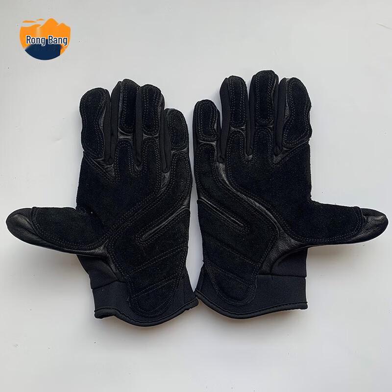 

Rongbang Men s Full Finger Tactical Rappelling Gloves