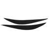 Headlight Eyebrow Trim Headlamp Eyelid Sticker Smooth Stylish Exterior Decor Antiscratch for 4 Series F32 F33 F36 2012-
