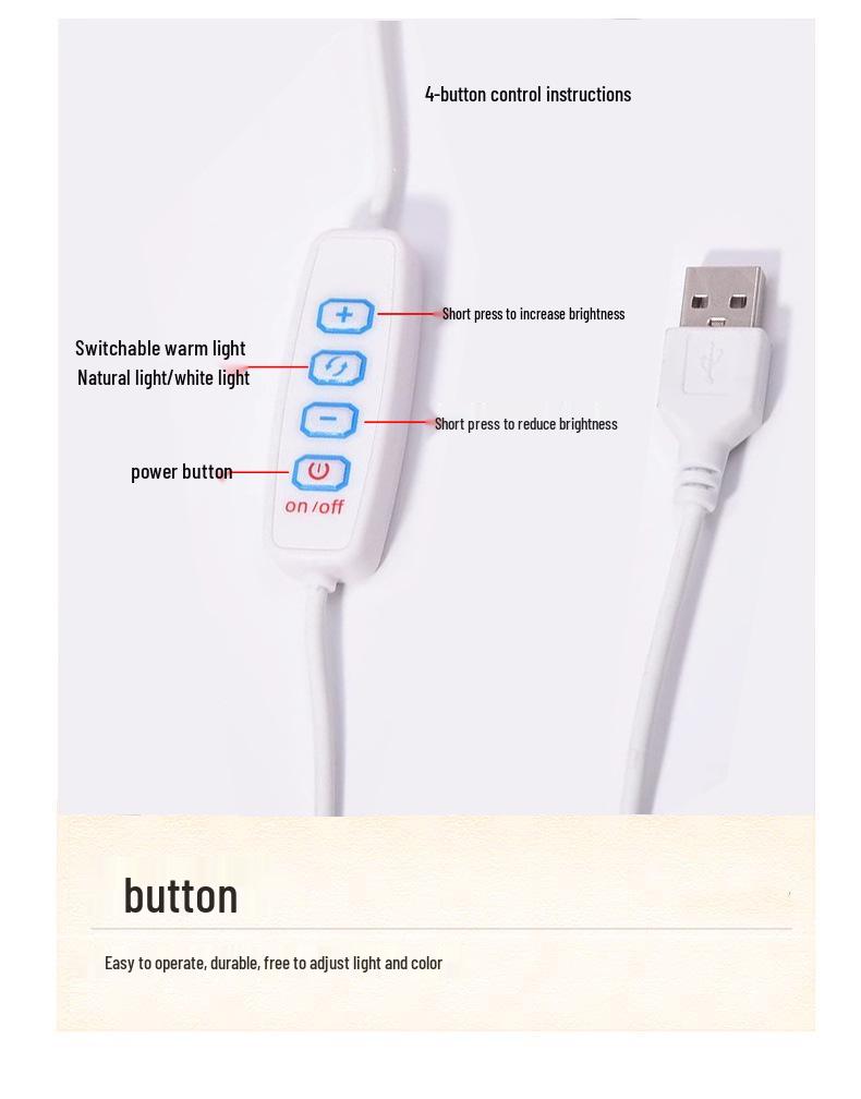 Koreanische bruchsichere Pilz-Tischlampe - Dänische Nachttisch- & Dekorationsbeleuchtung