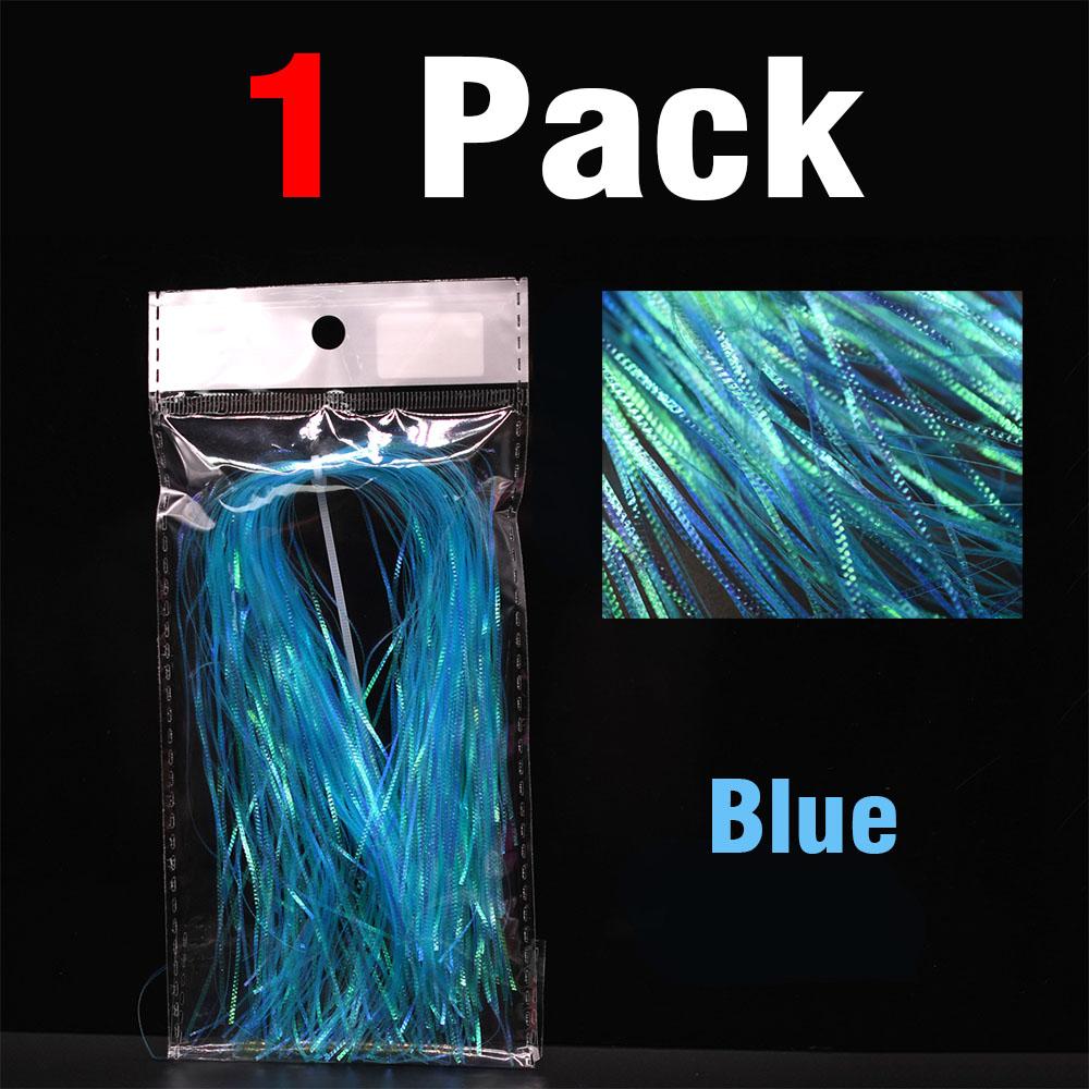 Fishscale 8Colors Fly Tying Krinkle Flash Fly Tying Materials Crinkle Flash Fly Tying Wing Leg Material