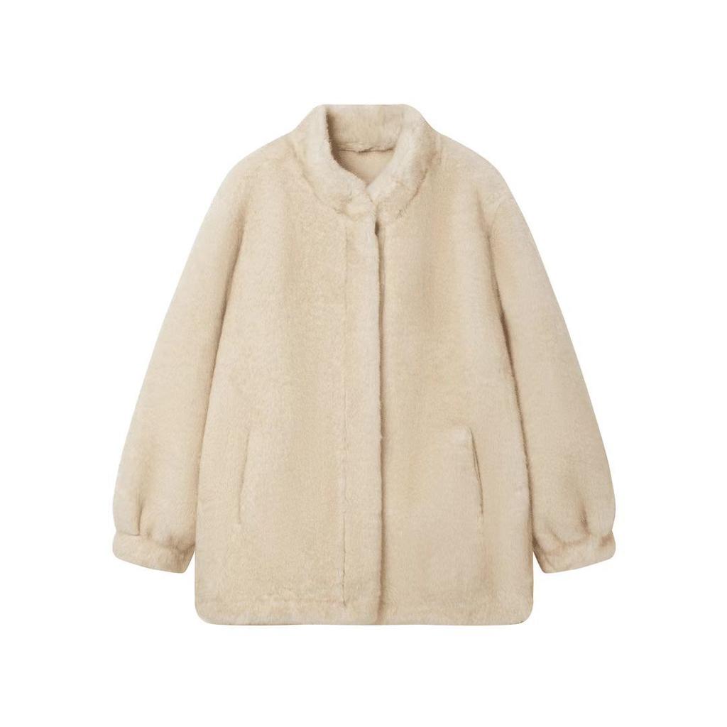 Fur Coat Winter New Thickened Imitation Mink Fur One-piece Coat for Women