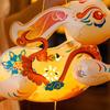 DIY Rabbit Lantern Light-up Chinese Style Lantern 3D Waterproof Lantern Photo Prop for Mid-Autumn Festival Celebration Party Decoration