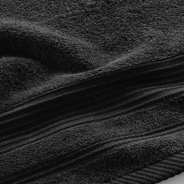 50 X 90 Cm Tendresse Black Bath Towel