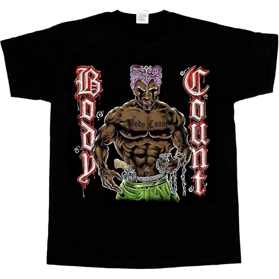 

DOO MJUGG Body Count Cop Killer Syndicate Ice-T New Black Shortlong Sleeve Mens T-Shirt 3XL S чёрный