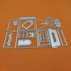 Christmas Gift Box Metal Stencil Embossing Cutting Dies for Diy Scrapbooking Paper Card Embossing Craft Decor