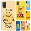 Funny Cute Yellow Duck You Phone Case for Samsung Galaxy A52 A32 A22 A12 A02S A50S A30S A10S Note 20 Ultra 10 Plus S10 A31 A20 A