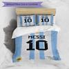 3pcs Duvet Cover Set (1*Duvet Cover + 2*Pillowcase, Without Core),football player Print Bedding Set, Bedroom Decor, All‑Season, Birthday Gift