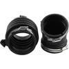 Luftansaugschlauch, 2er-Set Luftansaugresonatorschlauch Schlauch Manschette Kanal für Infiniti G35 G35X 2003-2007 16576-AL50A, 16576EG00A
