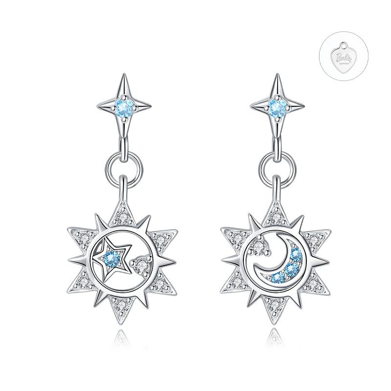 barbie Original Design Hollow Eight-pointed Star, Elegant and High-quality Debut, Ins Style and Exquisite S925 Silver Earrings for Women ZJYES-YS-122
