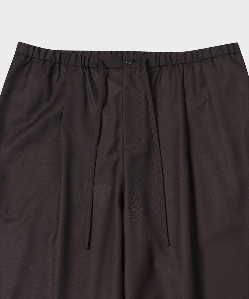 Teildeon Stefano Bending Wool Pants Brown
