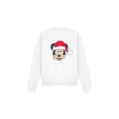 Disney Unisex Adult Mickey Mouse Christmas Lights Wrap Sweatshirt