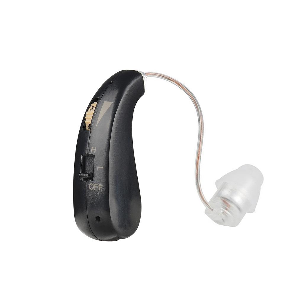 3 USB Rechargeable Behind-the-Ear Hearing Aids with Digital Noise Reduction for Elderly Single