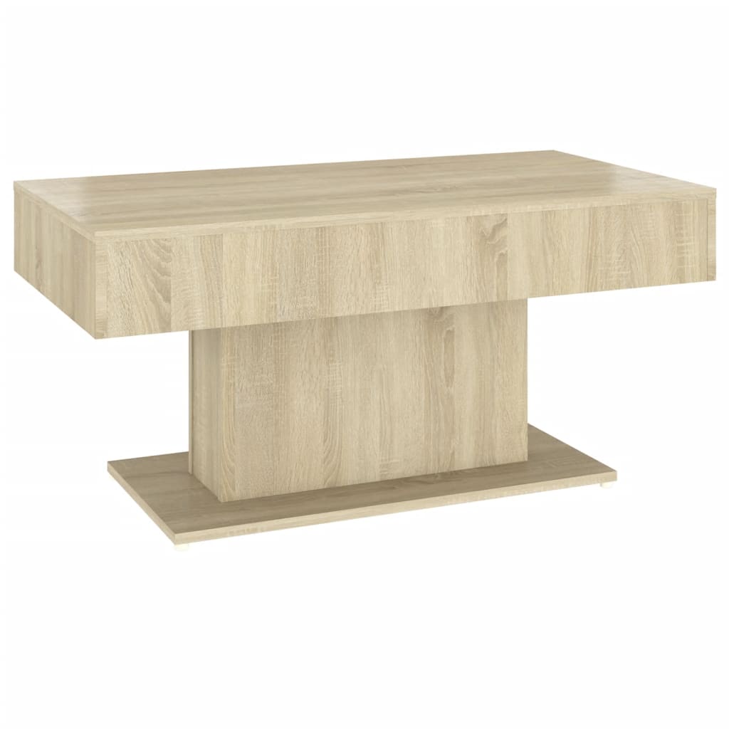  Coffee Table, Sonoma Oak, 96x50x45 Cm, Wood-based Material