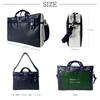 Shoulder Boston Mini Waterproof Material Shoulder Bag Boston Bag Made in Japan x [Morino Canvas] SF-0780 2-Way (Navy Black)