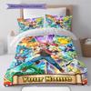 Pokemon Anime Individuelles Bettwäscheset Bettbezug Kissenbezug Weich Schlafzimmer Heimdekoration Dekorativ -QJY