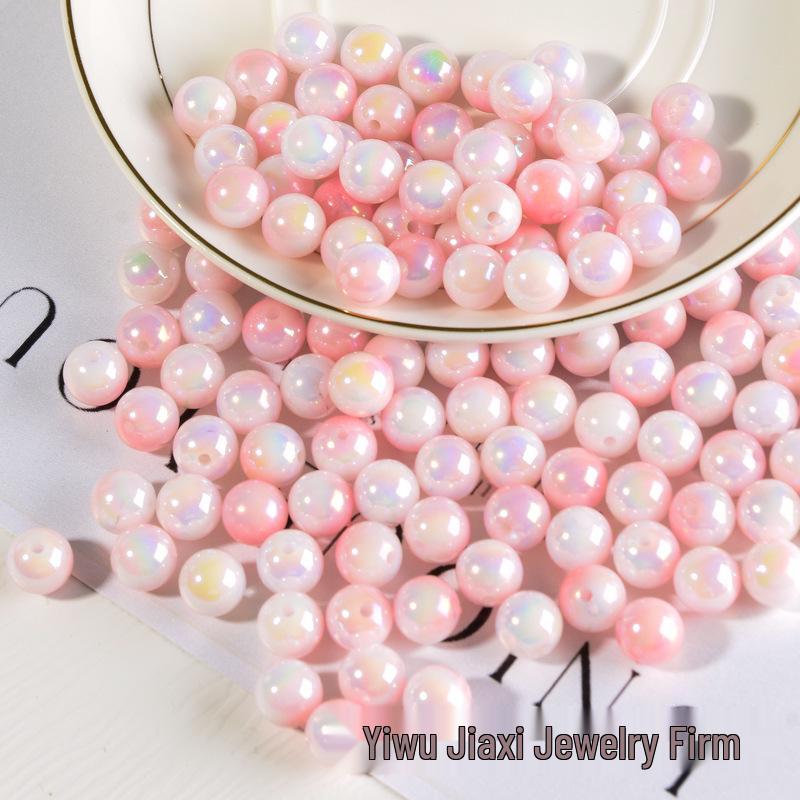 

Переливающиеся перфорированные акриловые бусины 10 мм для изготовления украшений и аксессуаров своими руками 10mm