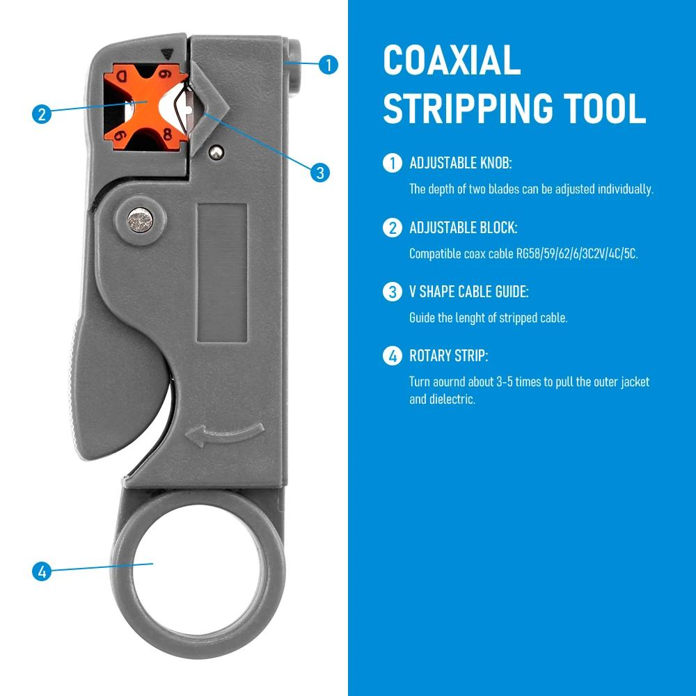 2025 Stripping Pliers Decrustation Wire Cable Tools Stripper Stainless Steel  Hexagon Wrench Accessorie Insulated Electrical Straight