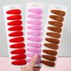 10Pcs/Set Women Solid Plush Snap BB Clip For Girls Hairpin Barrettes Cute Hair Clips Headwear Kids Hair Accessories