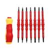 Electrician Repair Tools Kit Changeable Insulated Screwdrivers Set  Magnetic Slotted Bits Repair Tool Electrician Tool