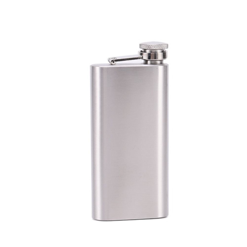 

Stainless Steel Pocket Flagon Durable Whisky Bottle Drinkware Hip Flask Bar серебряный