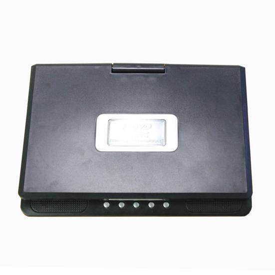 9,8 Zoll tragbarer DVD-Player Hohe Klarheit TV-Funktion Eingebauter Kartenleser Schwenkbarer Bildschirm Mobiler DVD-Player für unterwegs