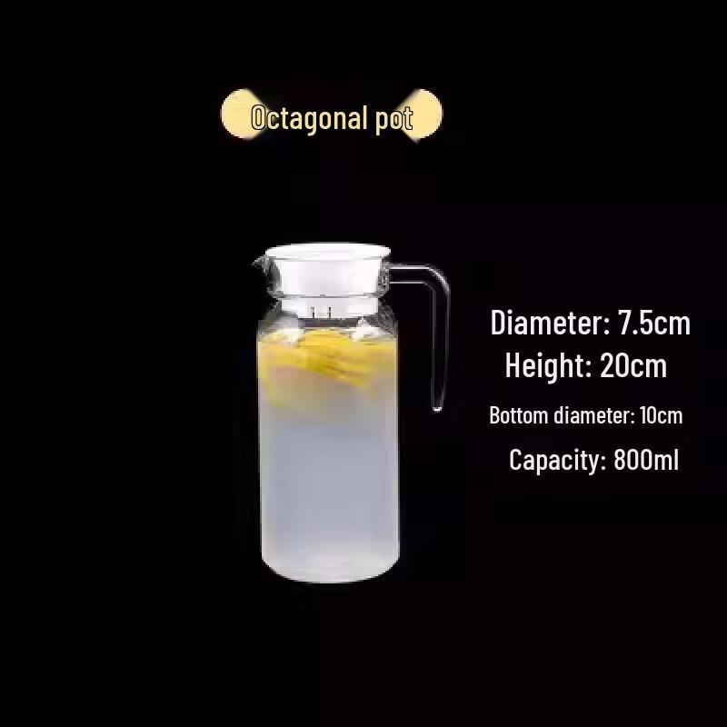 JingJingRSPC Acrylic Striped Cold Water Pitcher