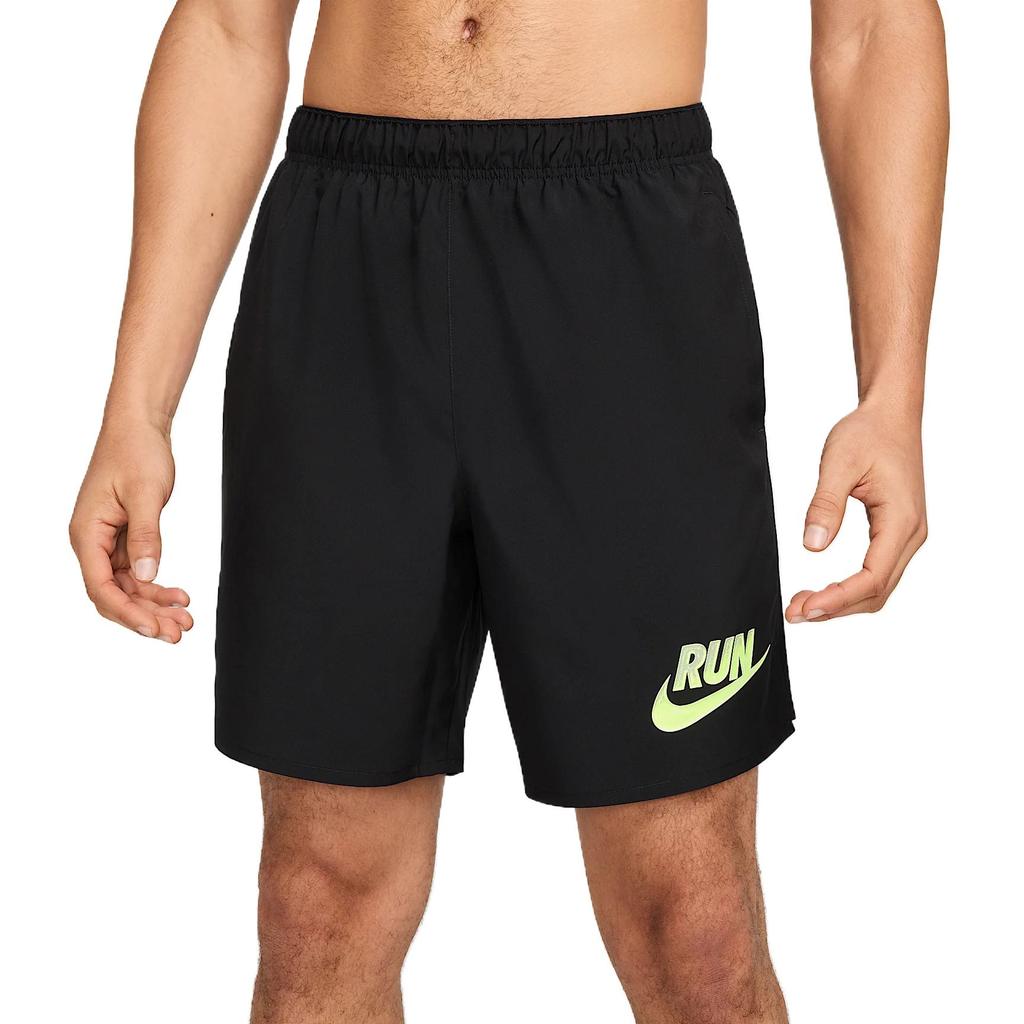 Nike Dri-Fit Challenger Run Energy Elastic Comfortable Quick-Dry Breathable Five-Point Sports Shorts Men Shorts Black HJ3566-010