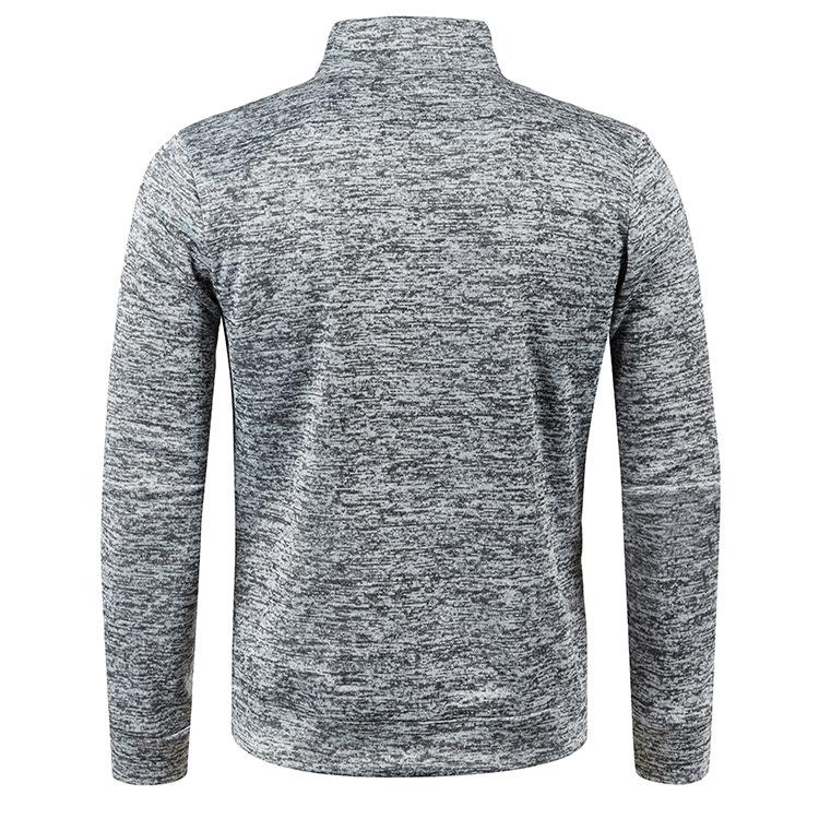 Mode Neue männer Lange-ärmeln Zipper Stricken Pullover Pullover Sport Top Lose Fleece Kragen Strickjacke Jacke Ya