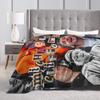 Michael Clifford 5 Second Blanket  Soft Novelty Plush Bedding Throws For Couch Chair Camping Flannel Bedspread Bed Cover