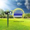 Solar-Powered Ultrasonic Pest & Bird Repeller with Infrared and Flashing Light