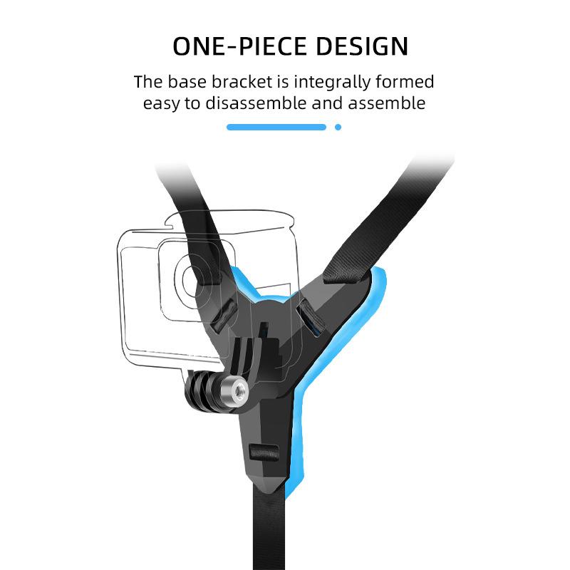 1pc Base Bracket Holder For Gopro Hero 10 9 8 6 5 Full Face Helmet Chin Mount Motorcycle Action Camera Accessories