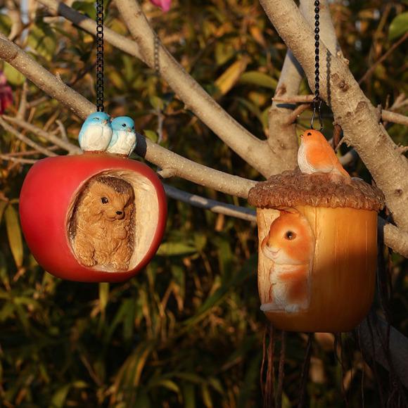 Resin White Pigeon Figurine for Outdoor Garden Decoration