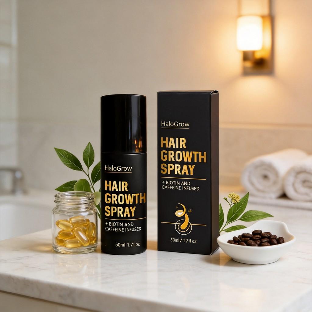 Halogrow Hair Growth Spray With Nourishing Formula For Thinning Hair Care
