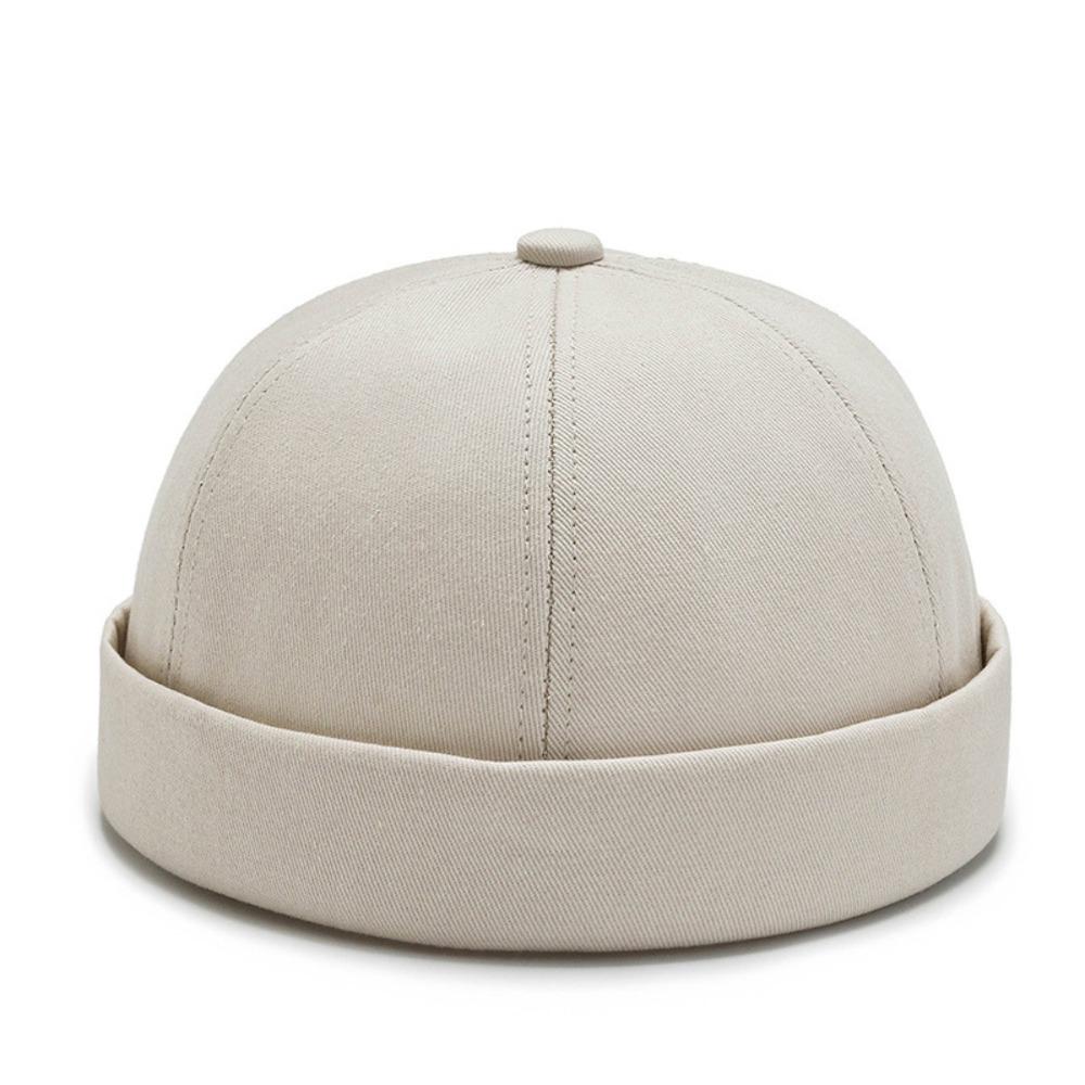 Adjustable Round Hat Stripe Print Skullcap 2024 Streetwear Hats  Unisex