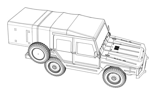 Ace 1/35 Scale German Iltis 4WD Field Ambulance Type 183 Plastic Model Kit UA35103