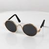 Pet Round Frame Sunglasses - Trendy Retro Glasses for Dogs and Cats
