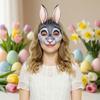 Animal Rabbit Face Mask Full Face Cover Costume Mask for Parties Festivals and Role Play with Adjustable Fit and Lightweight Design