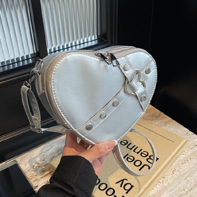 Rivet Shoulder Bags for Women Girl Fashion Bags Leather Bag